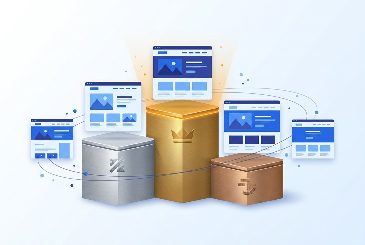 5 najlepszych motywów WordPress 2026 — ranking, ceny i porównanie | WebMajka