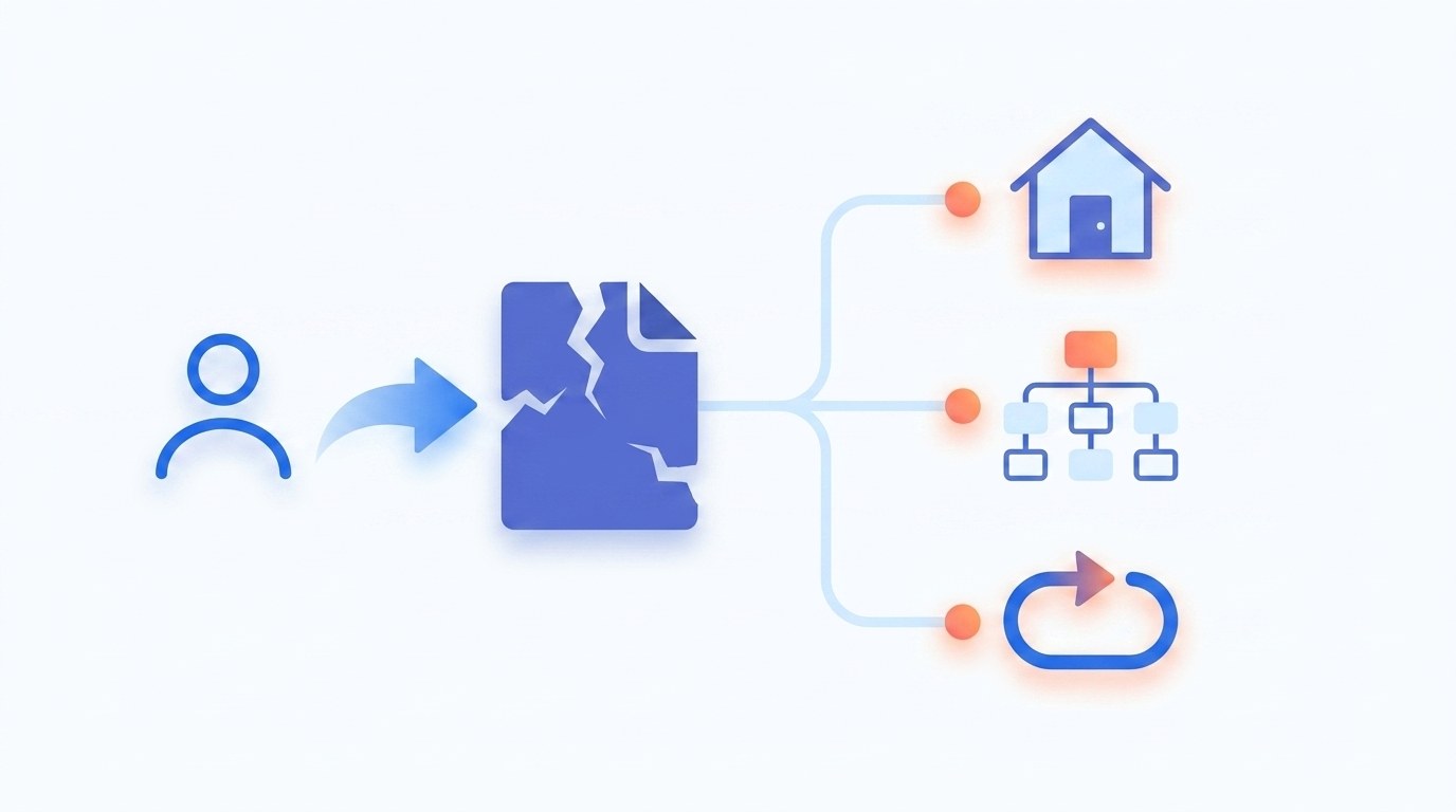 Schemat — błąd 404 i drogi naprawy problemu