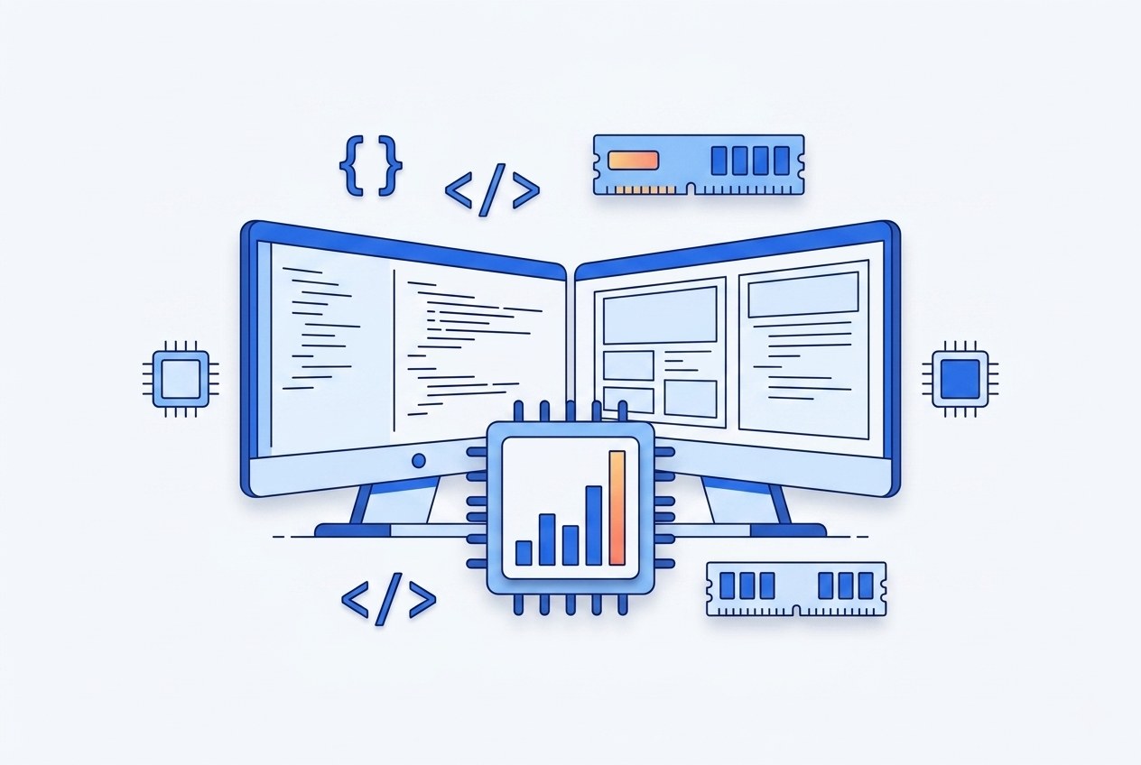 Czy programista musi mieć dobry PC? Komputer do programowania 2026 | WebMajka