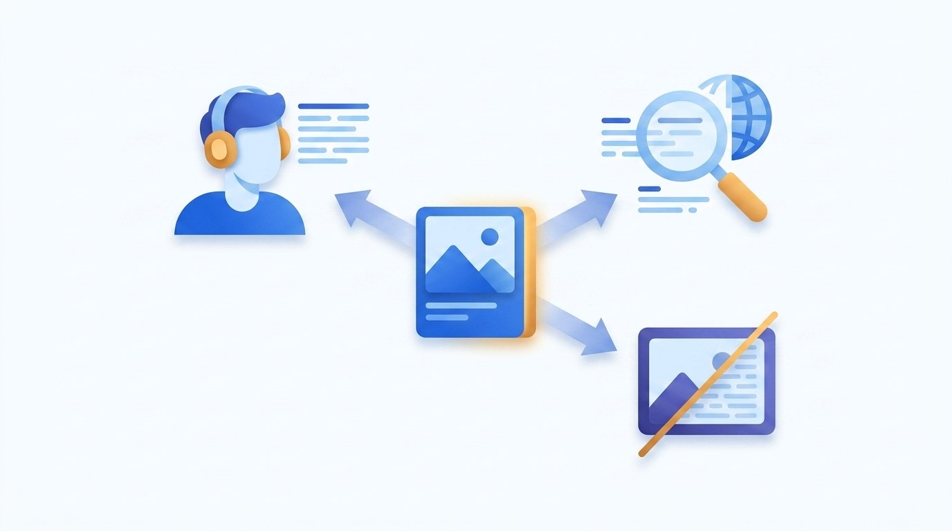 Przyklad dobrego i zlego atrybutu alt - porownanie opisow obrazow