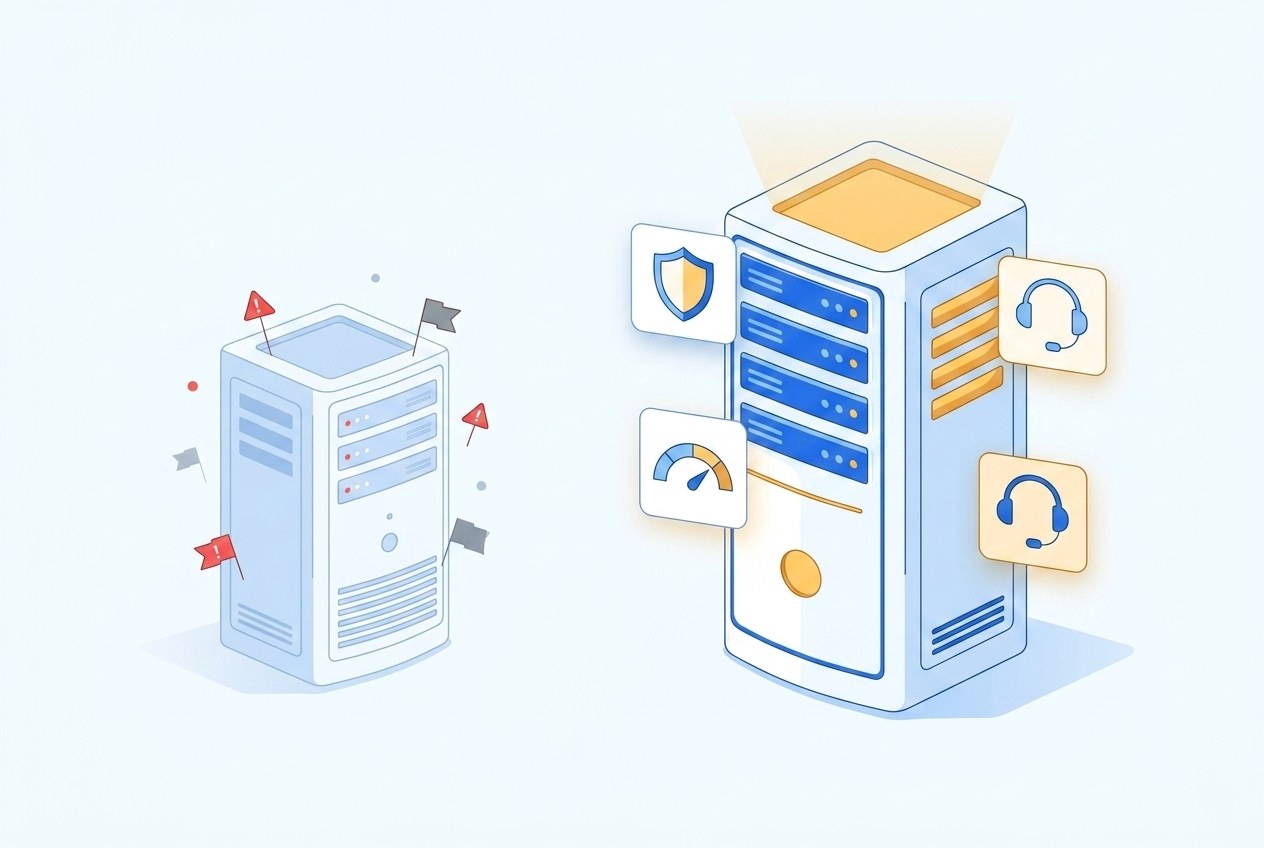 Dlaczego warto wybrać płatny hosting? Porównanie darmowych i płatnych opcji | WebMajka