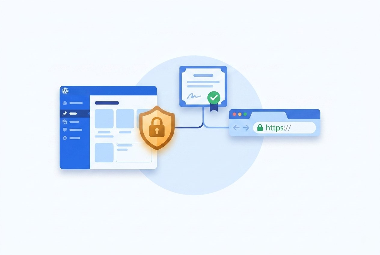 Jak włączyć certyfikat SSL w WordPress? Przekierowanie HTTPS | WebMajka
