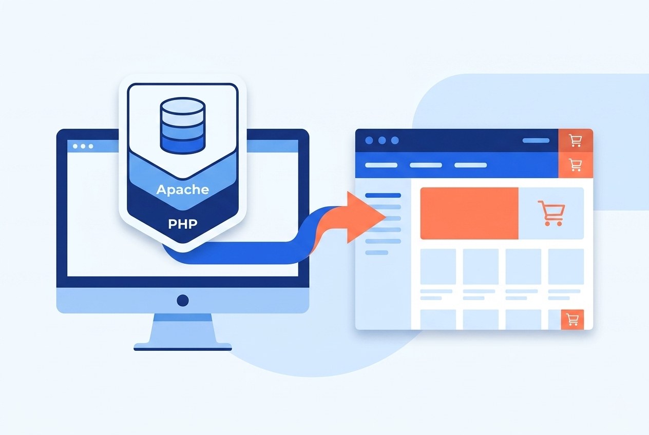 Jak zainstalować PrestaShop na lokalnym serwerze — XAMPP krok po kroku | WebMajka