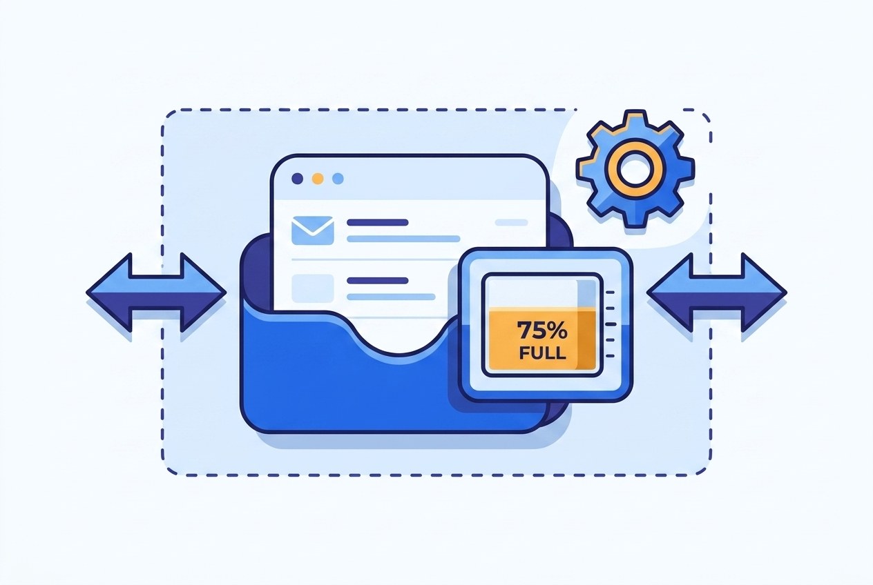 Jak zmienić rozmiar skrzynki email LH.pl — webmail i panel klienta | WebMajka
