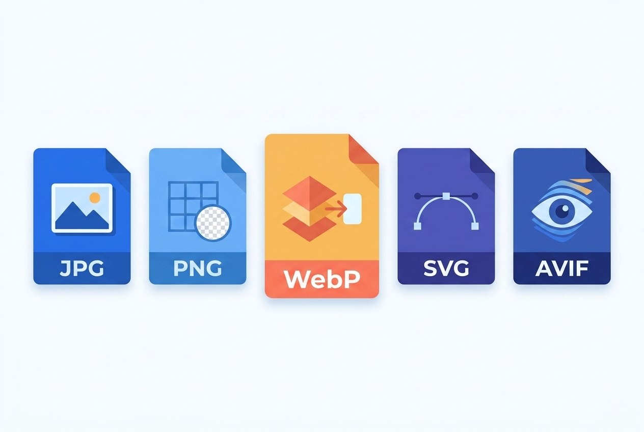 Jaki format zdjęć na stronę internetową — JPG, PNG, WebP, AVIF, SVG | WebMajka