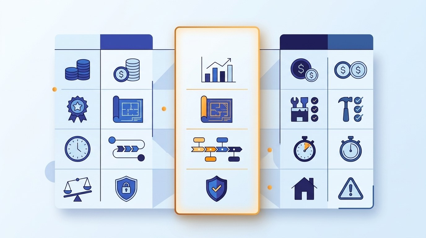 Porównanie freelancera, agencji i kreatora no-code przy wyborze wykonawcy strony internetowej