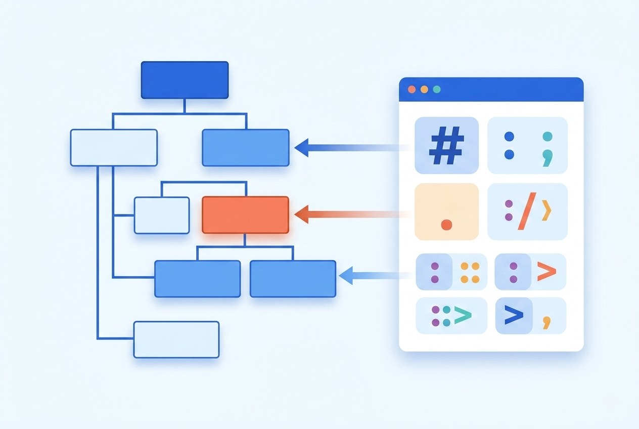 Rodzaje selektorów CSS — klasy, identyfikatory i pseudo-klasy w praktyce | WebMajka
