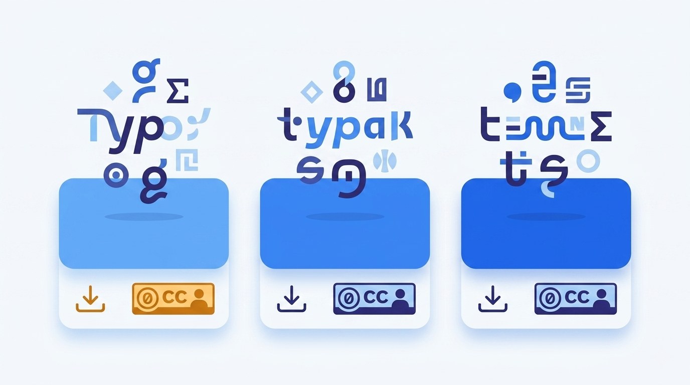 Porównanie różnych rodzajów czcionek — szeryfowe, bezszeryfowe, monospace i display