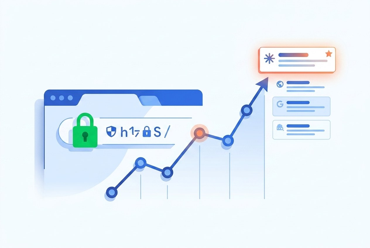 Certyfikat SSL a pozycjonowanie — jak HTTPS wpływa na SEO w Google | WebMajka